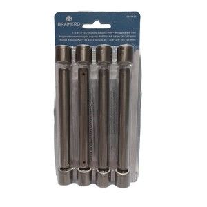 Brainerd Wrapped Bar Adjusta-Pull Matte Satin Nickle 4 pack Door Pull 5947934